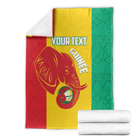 Guinea Basketball Custom Blanket Syli Nationale African Pattern - Wonder Print Shop