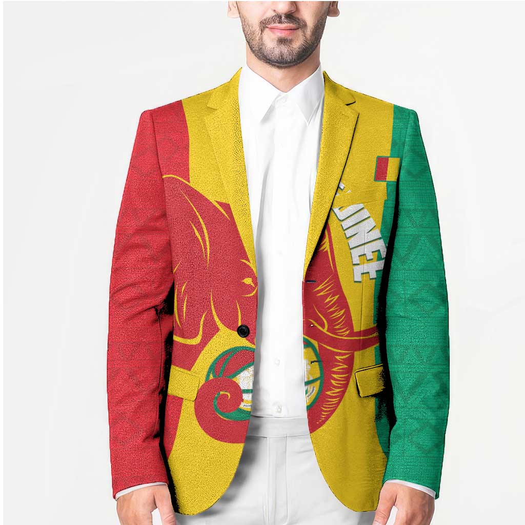Guinea Basketball Custom Blazer Syli Nationale African Pattern - Wonder Print Shop