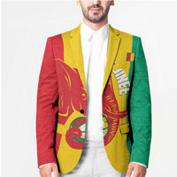 Guinea Basketball Custom Blazer Syli Nationale African Pattern - Wonder Print Shop