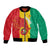 Guinea Basketball Custom Bomber Jacket Syli Nationale African Pattern - Wonder Print Shop