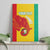 Guinea Basketball Custom Canvas Wall Art Syli Nationale African Pattern - Wonder Print Shop