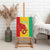 Guinea Basketball Custom Canvas Wall Art Syli Nationale African Pattern - Wonder Print Shop