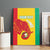 Guinea Basketball Custom Canvas Wall Art Syli Nationale African Pattern - Wonder Print Shop