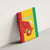 Guinea Basketball Custom Canvas Wall Art Syli Nationale African Pattern - Wonder Print Shop