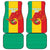 Guinea Basketball Custom Car Mats Syli Nationale African Pattern - Wonder Print Shop
