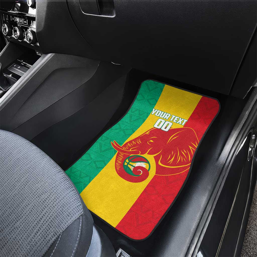 Guinea Basketball Custom Car Mats Syli Nationale African Pattern - Wonder Print Shop