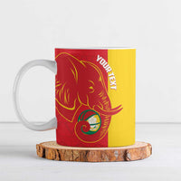 Guinea Basketball Custom Ceramic Mug Syli Nationale African Pattern - Wonder Print Shop