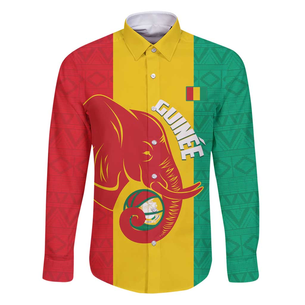 Guinea Basketball Custom Family Matching Puletasi and Hawaiian Shirt Syli Nationale African Pattern - Wonder Print Shop