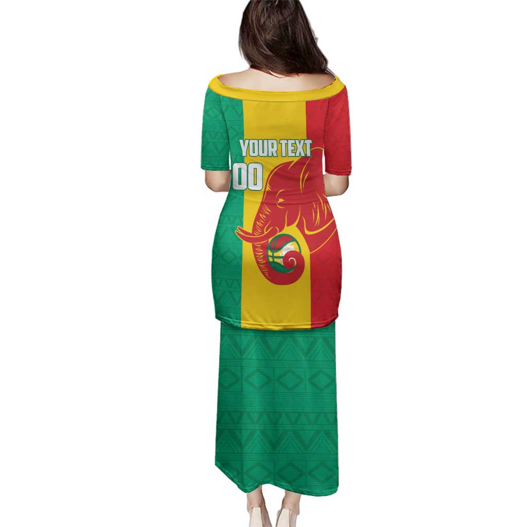 Guinea Basketball Custom Family Matching Puletasi and Hawaiian Shirt Syli Nationale African Pattern - Wonder Print Shop