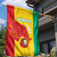 Guinea Basketball Custom Garden Flag Syli Nationale African Pattern - Wonder Print Shop