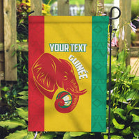 Guinea Basketball Custom Garden Flag Syli Nationale African Pattern - Wonder Print Shop