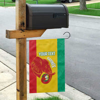 Guinea Basketball Custom Garden Flag Syli Nationale African Pattern - Wonder Print Shop