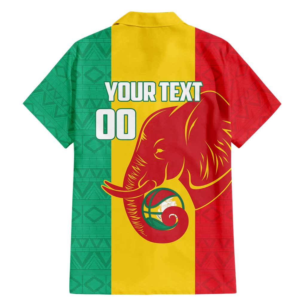 Guinea Basketball Custom Hawaiian Shirt Syli Nationale African Pattern - Wonder Print Shop