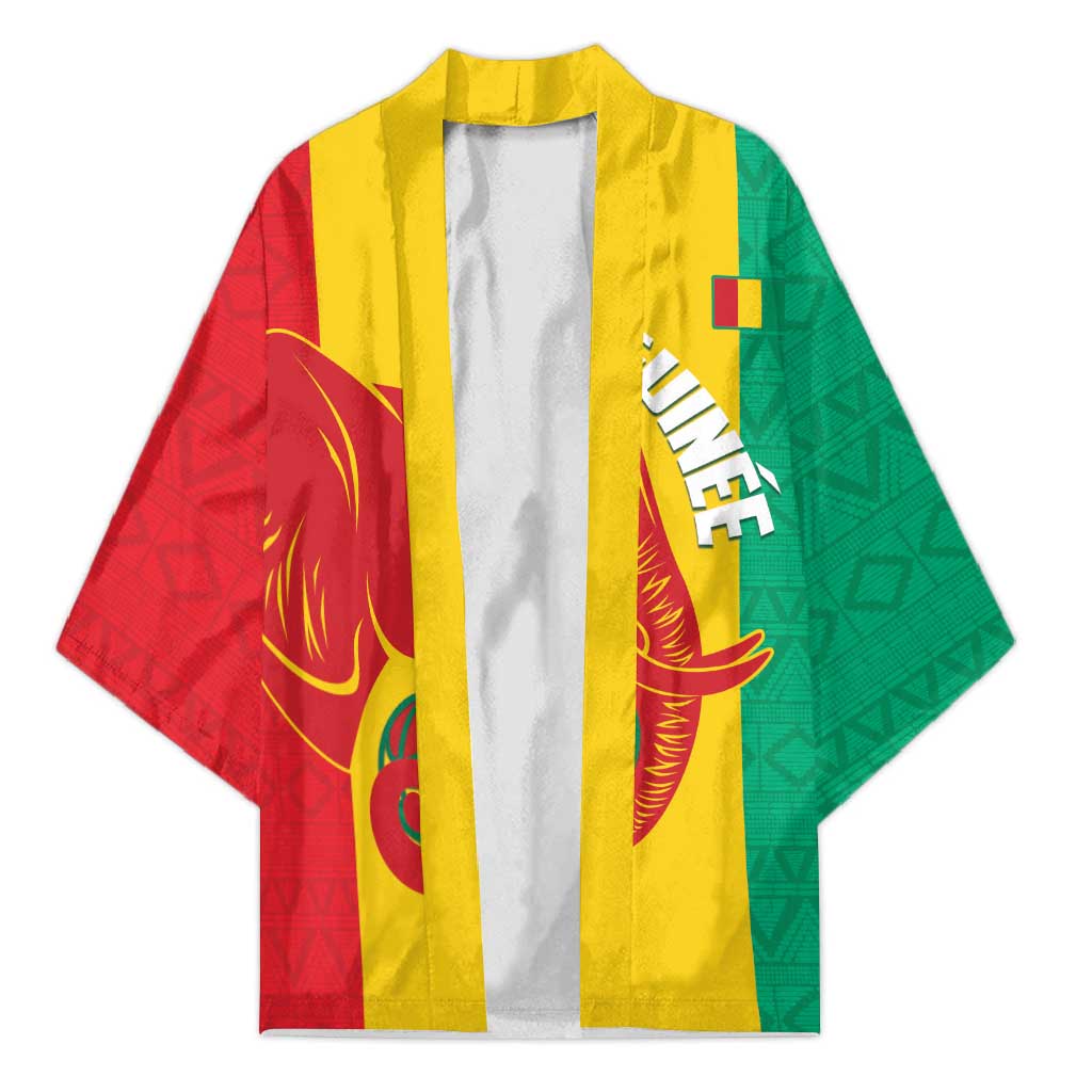 Guinea Basketball Custom Kimono Syli Nationale African Pattern - Wonder Print Shop