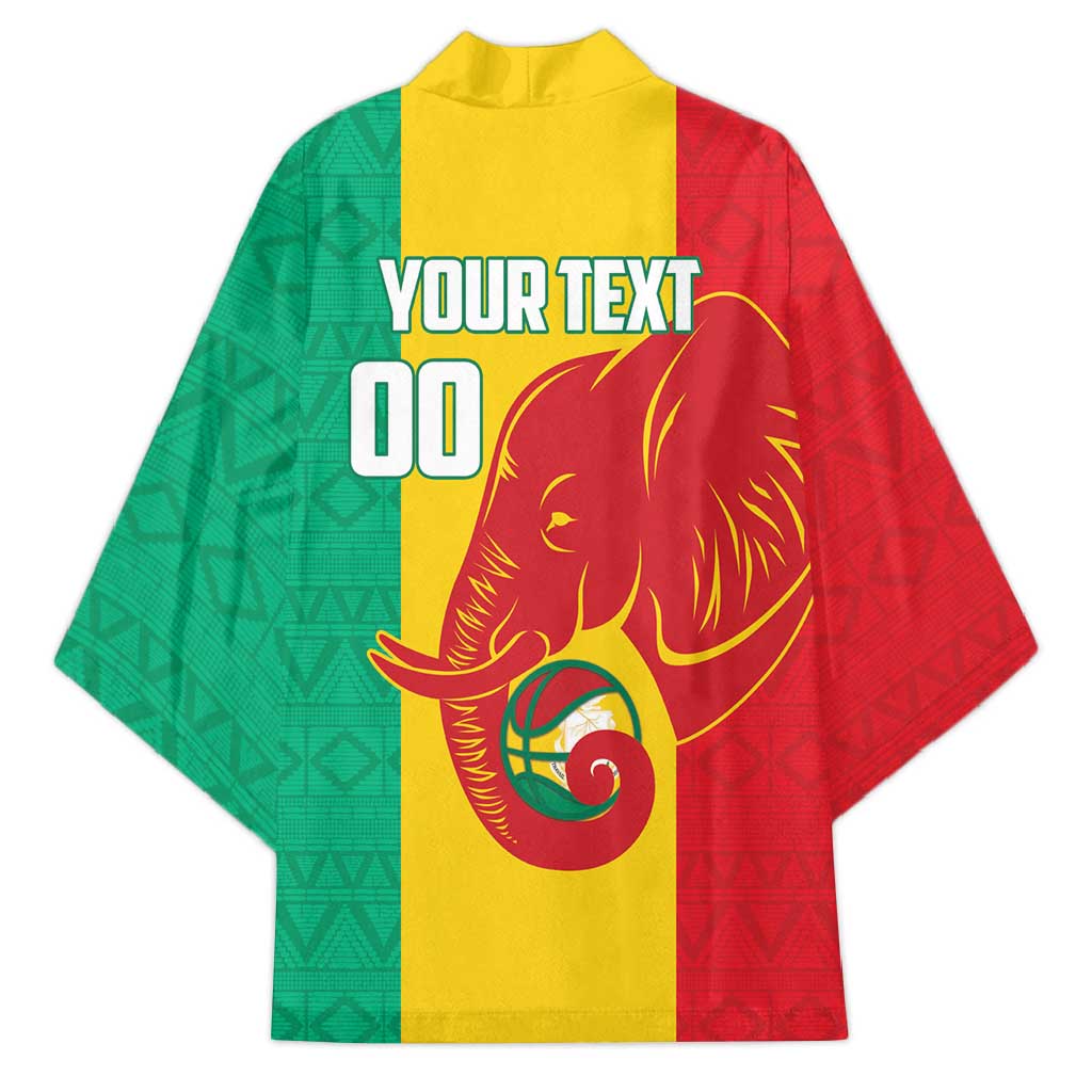 Guinea Basketball Custom Kimono Syli Nationale African Pattern - Wonder Print Shop