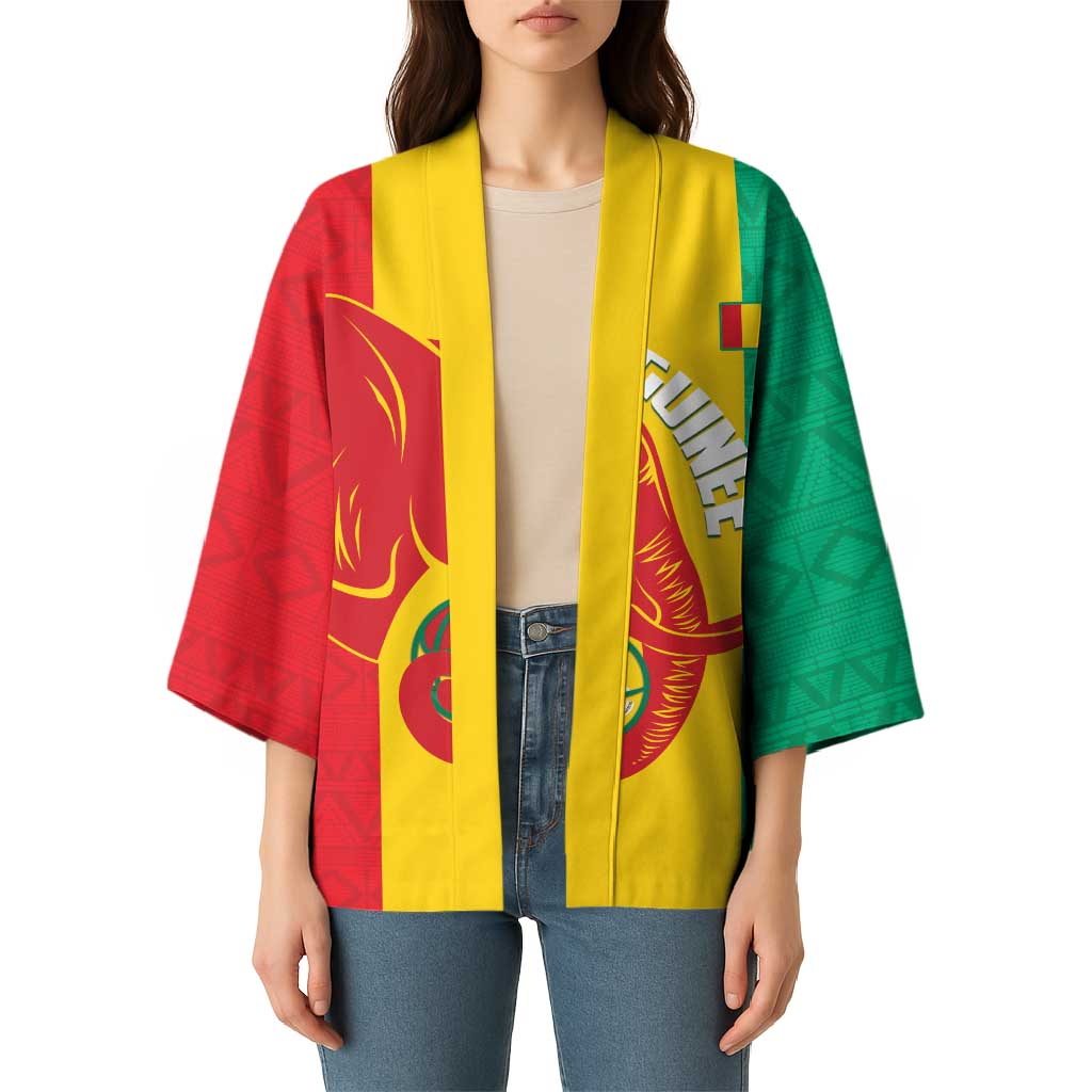 Guinea Basketball Custom Kimono Syli Nationale African Pattern - Wonder Print Shop