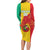 Guinea Basketball Custom Long Sleeve Bodycon Dress Syli Nationale African Pattern - Wonder Print Shop