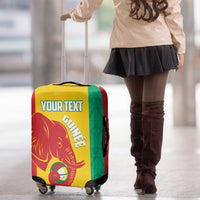 Guinea Basketball Custom Luggage Cover Syli Nationale African Pattern - Wonder Print Shop