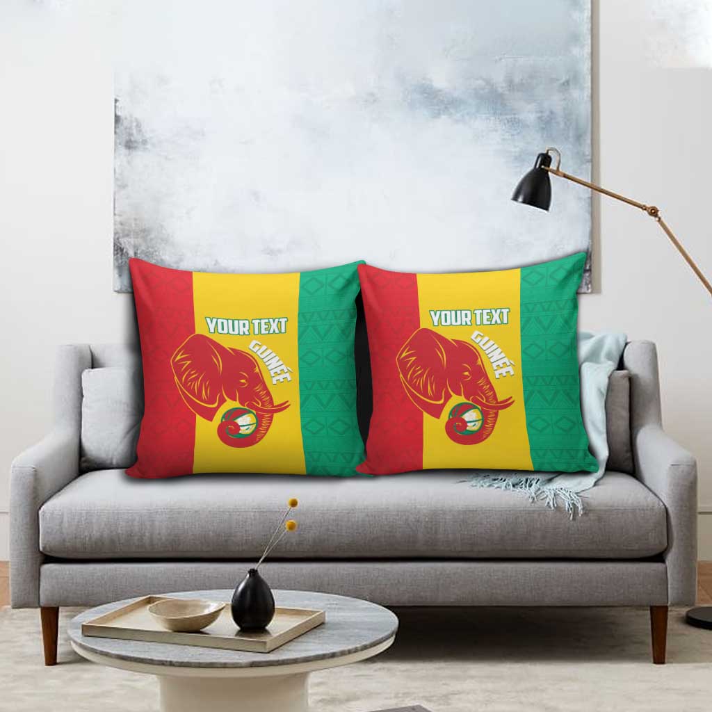 Guinea Basketball Custom Pillow Cover Syli Nationale African Pattern - Wonder Print Shop