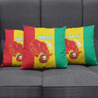 Guinea Basketball Custom Pillow Cover Syli Nationale African Pattern - Wonder Print Shop