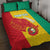 Guinea Basketball Custom Quilt Bed Set Syli Nationale African Pattern - Wonder Print Shop