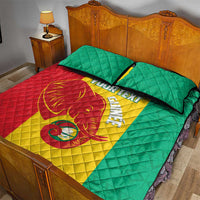 Guinea Basketball Custom Quilt Bed Set Syli Nationale African Pattern - Wonder Print Shop