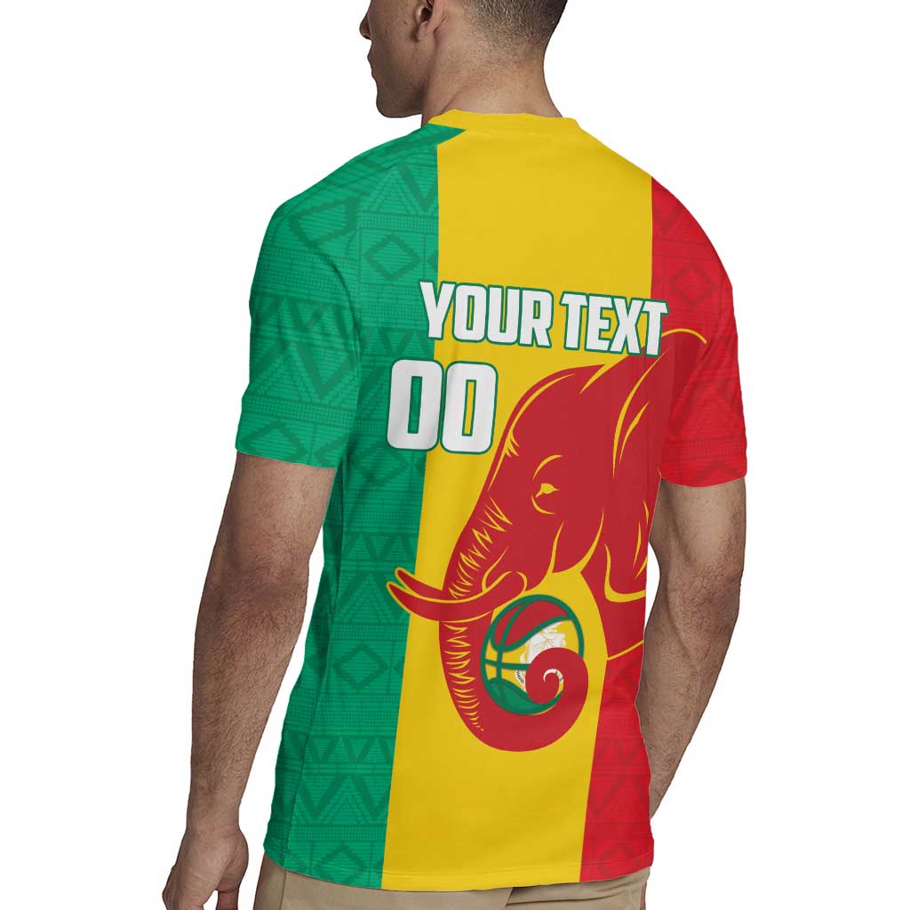 Guinea Basketball Custom Rugby Jersey Syli Nationale African Pattern - Wonder Print Shop
