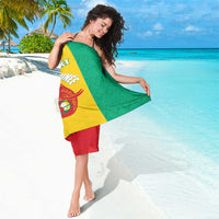 Guinea Basketball Custom Sarong Syli Nationale African Pattern - Wonder Print Shop