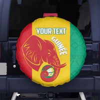 Guinea Basketball Custom Spare Tire Cover Syli Nationale African Pattern - Wonder Print Shop