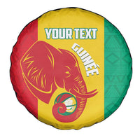 Guinea Basketball Custom Spare Tire Cover Syli Nationale African Pattern - Wonder Print Shop