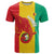 Guinea Basketball Custom T Shirt Syli Nationale African Pattern - Wonder Print Shop