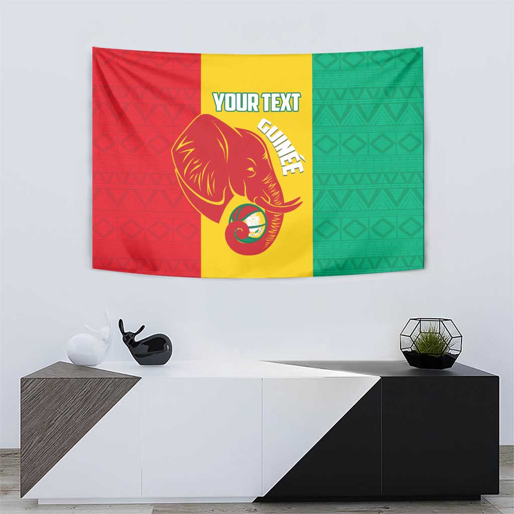Guinea Basketball Custom Tapestry Syli Nationale African Pattern - Wonder Print Shop