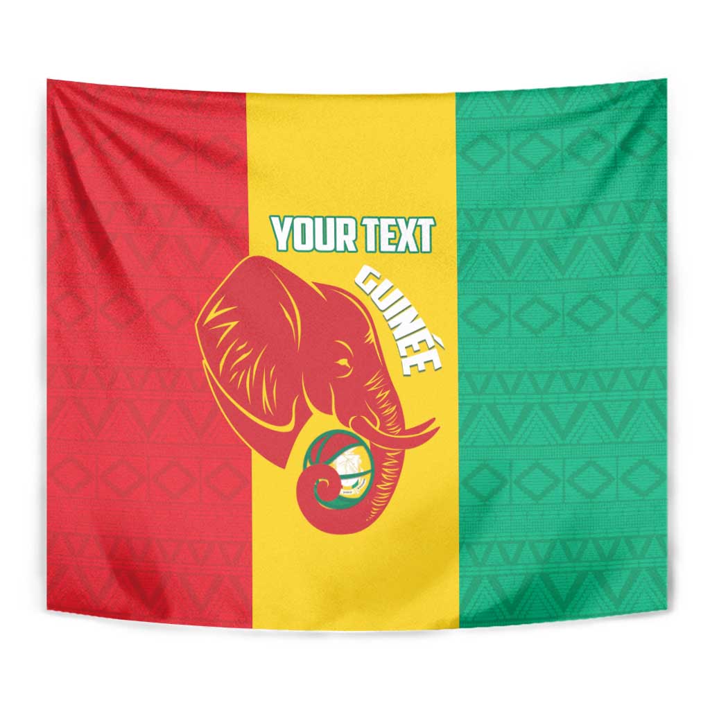 Guinea Basketball Custom Tapestry Syli Nationale African Pattern - Wonder Print Shop