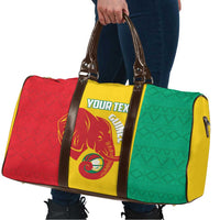 Guinea Basketball Custom Travel Bag Syli Nationale African Pattern - Wonder Print Shop