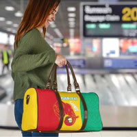 Guinea Basketball Custom Travel Bag Syli Nationale African Pattern - Wonder Print Shop