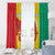 Guinea Basketball Custom Window Curtain Syli Nationale African Pattern - Wonder Print Shop