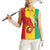 Guinea Basketball Custom Women Sleeveless Polo Shirt Syli Nationale African Pattern - Wonder Print Shop