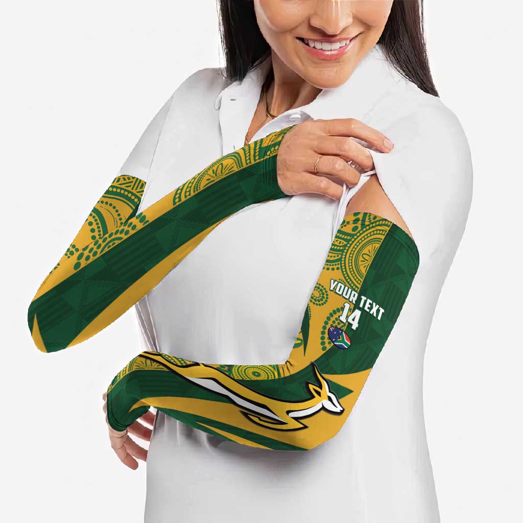 South Africa Australia Rugby Custom Arm Sleeves Springboks Wallabies Together - Wonder Print Shop