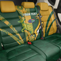 South Africa Australia Rugby Custom Back Car Seat Cover Springboks Wallabies Together - Wonder Print Shop