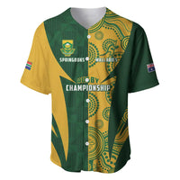 South Africa Australia Rugby Custom Baseball Jersey Springboks Wallabies Together - Wonder Print Shop