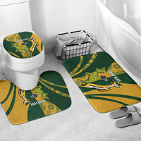 South Africa Australia Rugby Custom Bathroom Set Springboks Wallabies Together - Wonder Print Shop