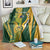 South Africa Australia Rugby Custom Blanket Springboks Wallabies Together - Wonder Print Shop
