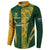 South Africa Australia Rugby Custom Button Sweatshirt Springboks Wallabies Together - Wonder Print Shop