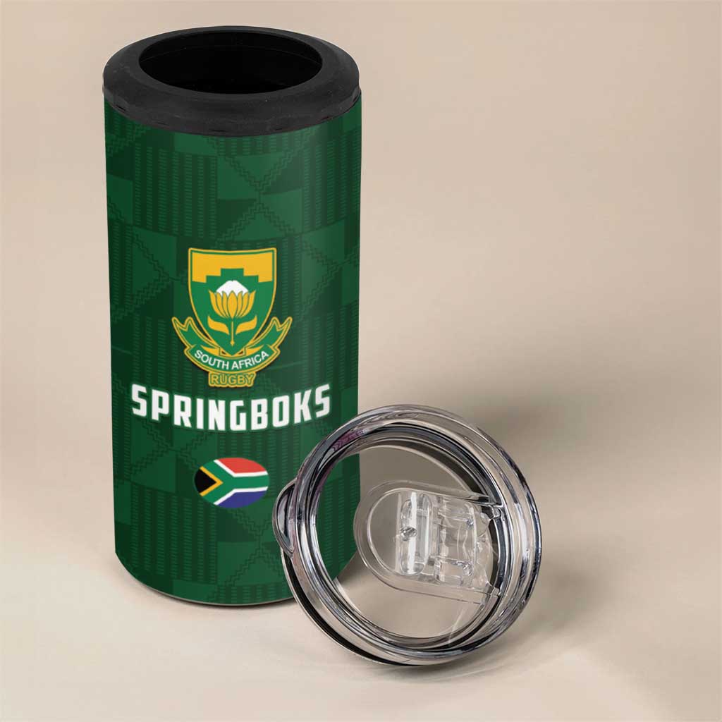 South Africa Australia Rugby 4 in 1 Can Cooler Tumbler Springboks Wallabies Together - Wonder Print Shop