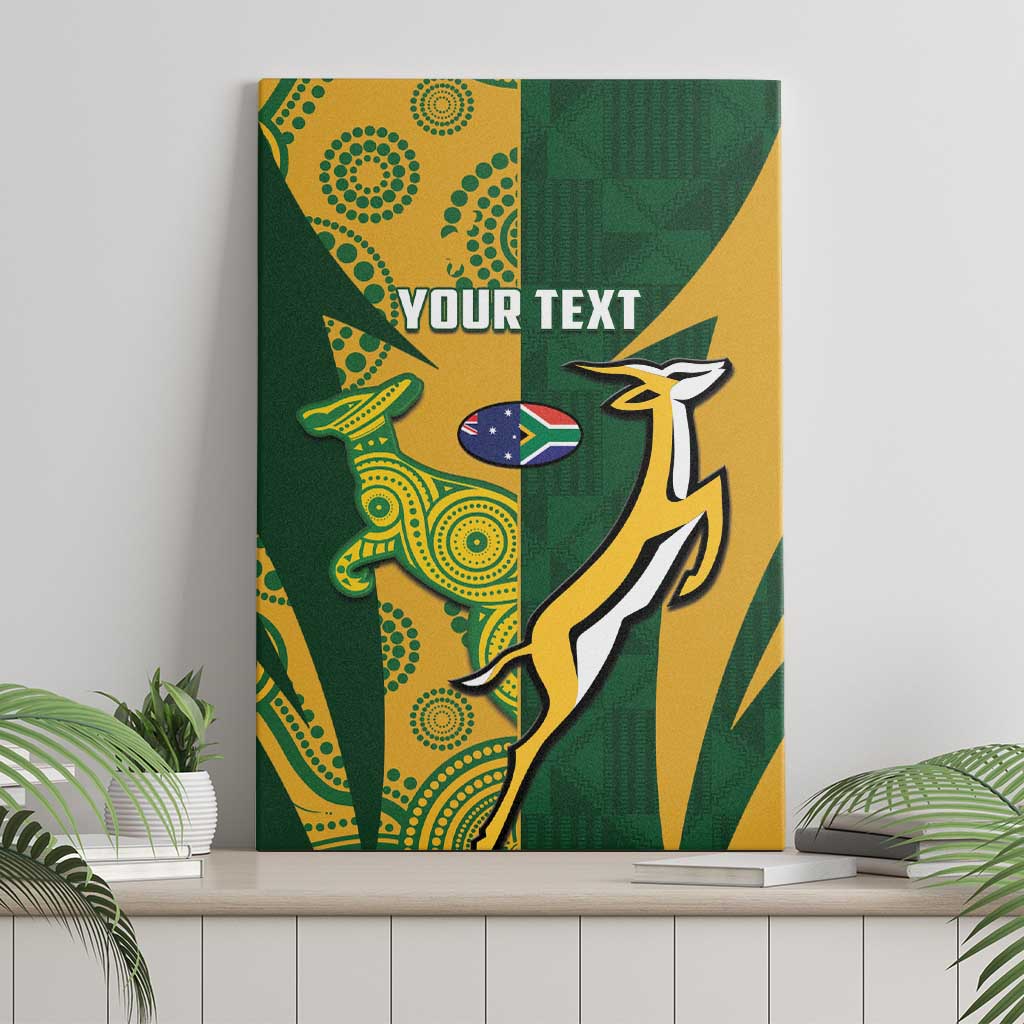 South Africa Australia Rugby Custom Canvas Wall Art Springboks Wallabies Together - Wonder Print Shop