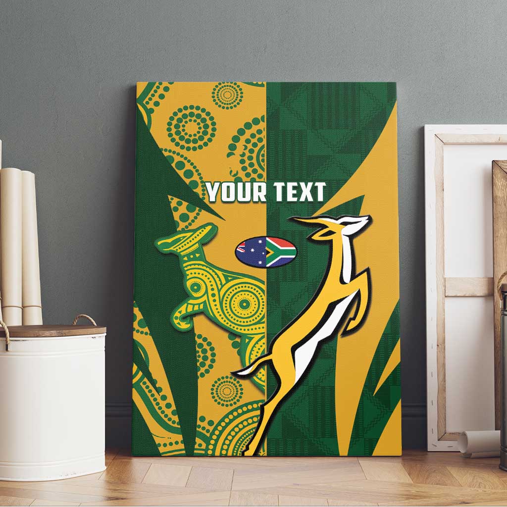 South Africa Australia Rugby Custom Canvas Wall Art Springboks Wallabies Together - Wonder Print Shop
