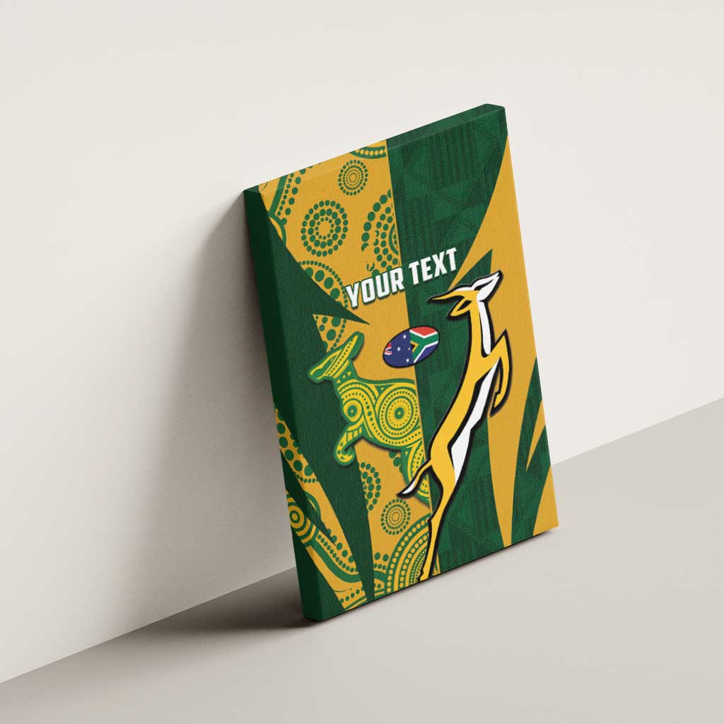 South Africa Australia Rugby Custom Canvas Wall Art Springboks Wallabies Together - Wonder Print Shop