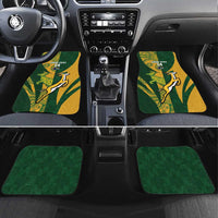 South Africa Australia Rugby Custom Car Mats Springboks Wallabies Together - Wonder Print Shop