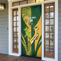 South Africa Australia Rugby Custom Door Cover Springboks Wallabies Together - Wonder Print Shop