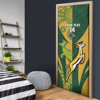 South Africa Australia Rugby Custom Door Cover Springboks Wallabies Together - Wonder Print Shop